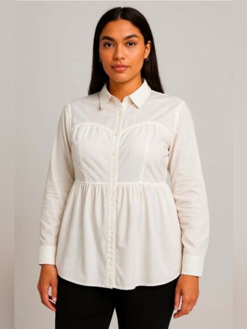 Torrid 2XL Corset Blouse